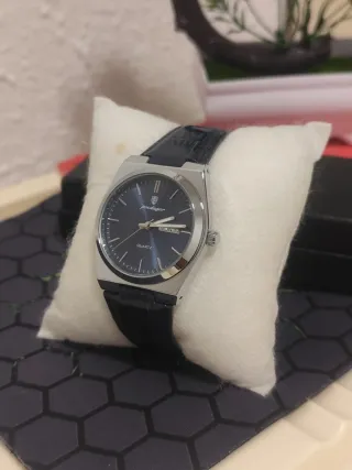 Reloj Poedagar Hombre Azul y Plateado