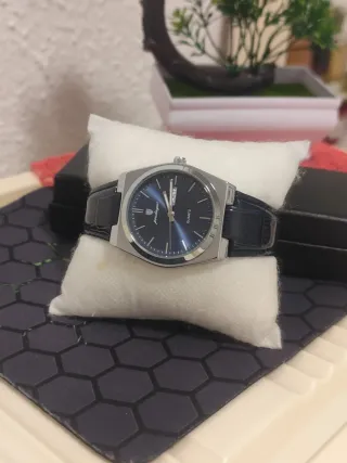 Reloj Poedagar Hombre Azul y Plateado