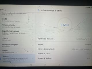 Tablet Huawei Mediapad T5 Negra  PRECIO NEGOCIABLE