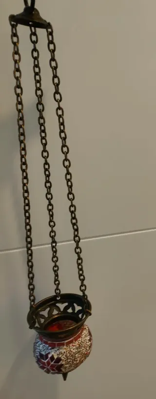 Lámpara colgante mosaico cristal