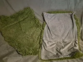 Sábana/manta verde bosque con 2 fundas