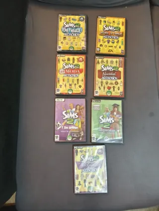 Lote 7 Juegos PC Los Sims 2 Expansiones