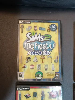 Lote 7 Juegos PC Los Sims 2 Expansiones