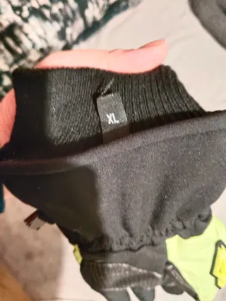 Guantes de moto fluorescentes con protecciones