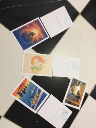 Postales El Principito Tarfaya Museo y Sobre