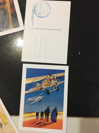 Postales El Principito Tarfaya Museo y Sobre