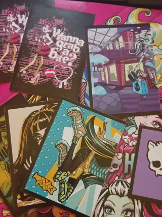 Pack cromos Monster high (2025)