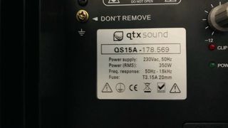 Altavoz Activo QTX QS15A ABS Negro