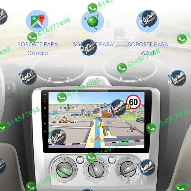 Radio Pantalla CARPLAY GPS USB para Ford Focus MK2