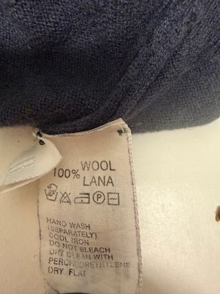 Maglione Fred Perry Blu V-Neck