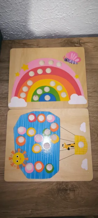 Tablero de madera para encajar