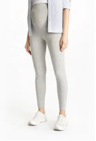 Leggings grises premamá XL