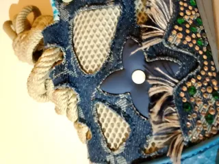 Scarpe Louis Vuitton Skate jeans Blu