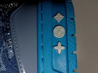 Scarpe Louis Vuitton Skate jeans Blu