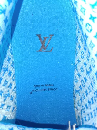 Scarpe Louis Vuitton Skate jeans Blu