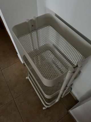 carrito almacenamiento Ikea beige