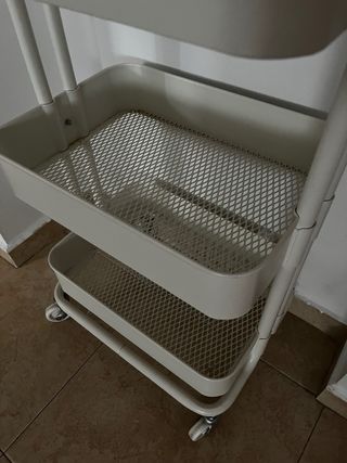 carrito almacenamiento Ikea beige