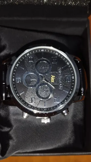 Reloj Estigma para hombre - esfera negra