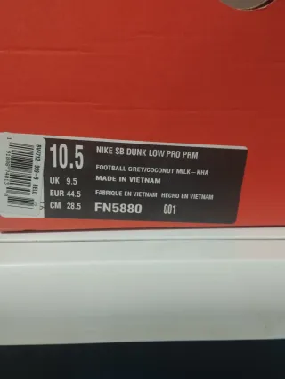 Nike SB Dunk Low Pro PRM FN5880 Talla 44.5
