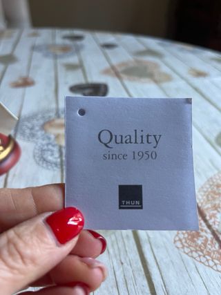 Campana Thun Angelo Rosso Oro Ceramica