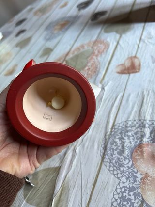 Campana Thun Angelo Rosso Oro Ceramica