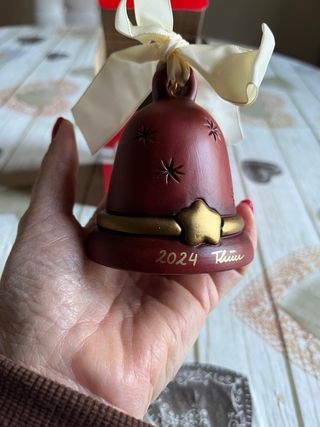 Campana Thun Angelo Rosso Oro Ceramica