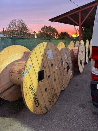 BOBINAS CARRETE MADERA CABLE CHILLPALET