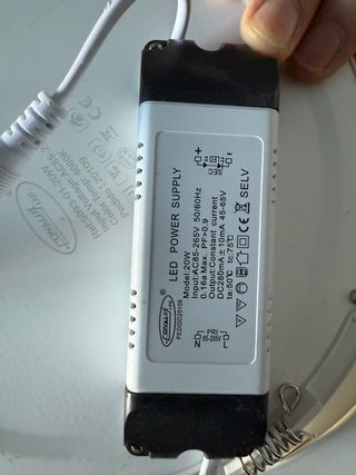 2 Paneles LED Redondos 20W