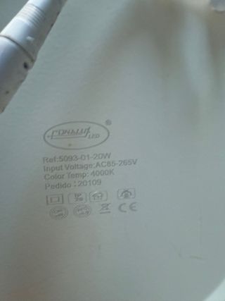 2 Paneles LED Redondos 20W