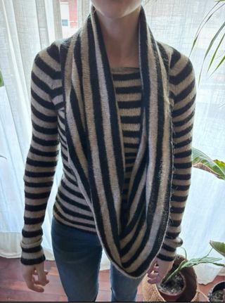 Jersey de alpaca con rayas