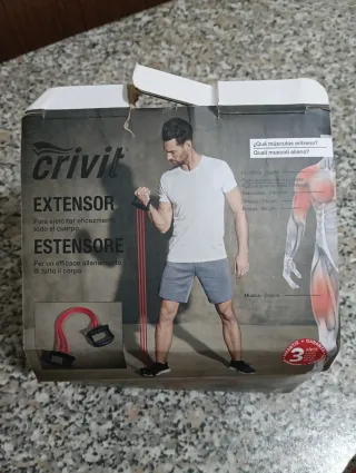 Crivit Estensore Elastico Rosso