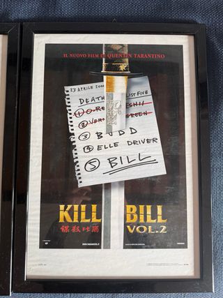 Locandine Kill Bill con Cornici 53 cm x 38 cm