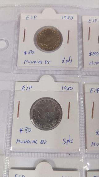 Lote de monedas antiguas ESP