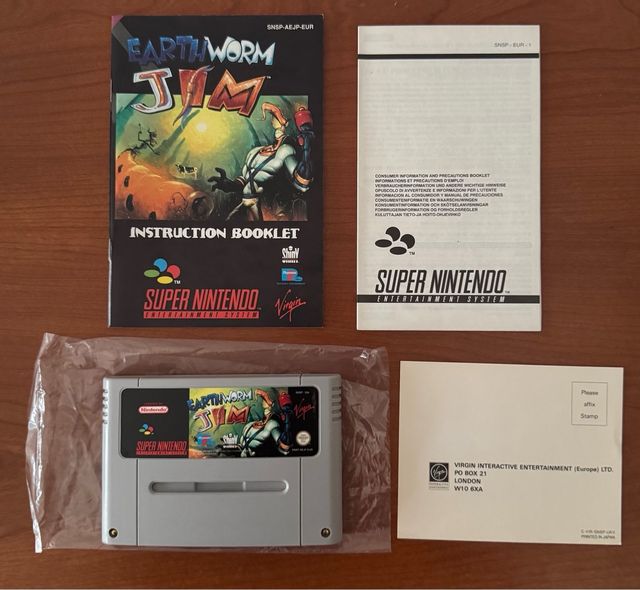Earthworm Jim SNES (Super Nintendo)