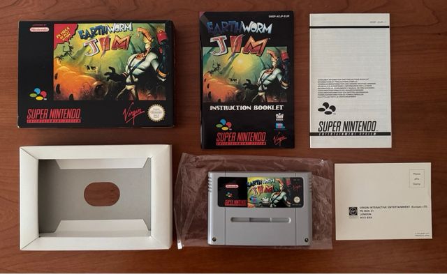 Earthworm Jim SNES (Super Nintendo)