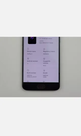 OnePlus 5 (6GB RAM / 64GB) Negro