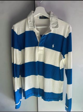 Polo Ralph Lauren Rayas Azul Blanco