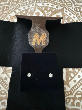 Pendientes Monreal Circonita Plata