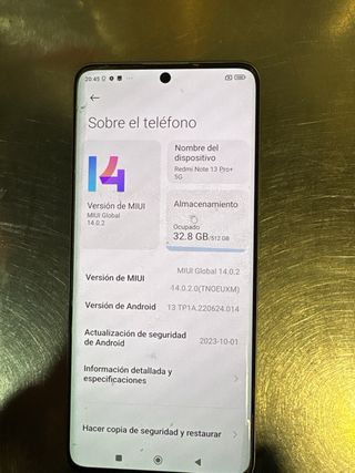 Xiaomi Redmi Note 13 Pro+ Blanco