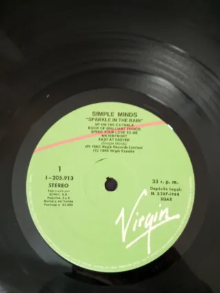 Vinilo Simple Minds Sparkle in the Rain