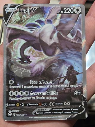 Lugia V 186 Tempestad Plateada Espanol