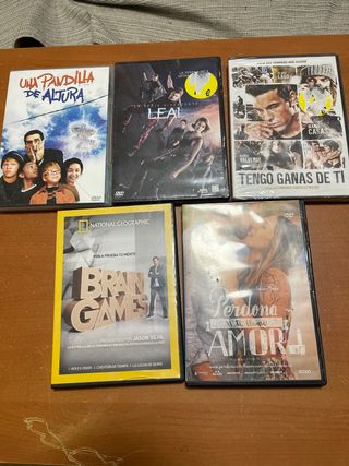 Lote 5 Películas DVD (Español)