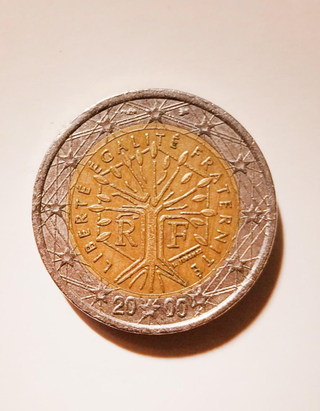 Moneda 2€ Francia Árbol de la Vida 2000