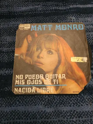 Disco Vinilo Matt Monro - No Puedo Quitar Mis Ojos