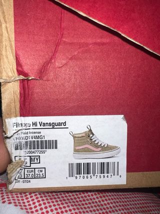 Botas Vans Beige y Rosa sin estrenar