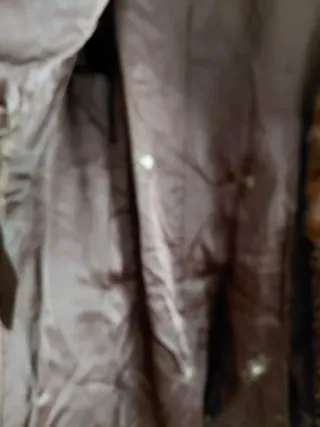 Chaquetón de pelo marrón talla 40-42