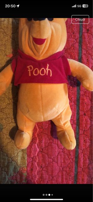 Peluche Winnie the Pooh con maglietta