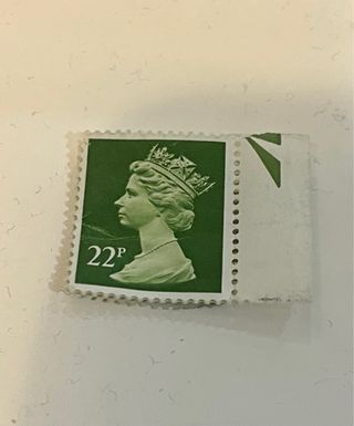 Sello 22 p Gran Bretaña