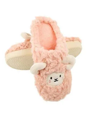 Zapatillas de casa peludas de oveja