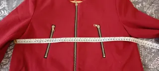 Cappottino Kontatto Rosso Zip Tg M